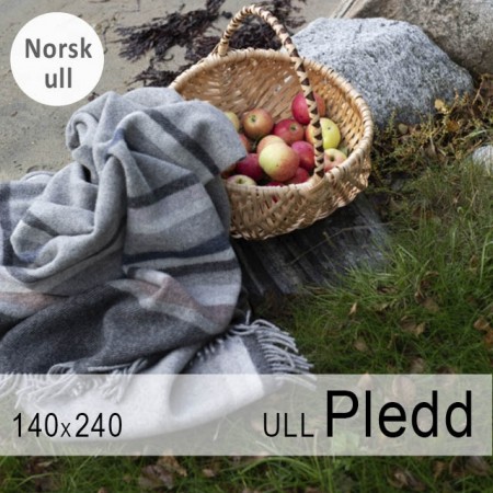 Grå med svart stripe